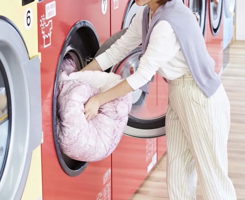 ふとんや毛布も洗えます！