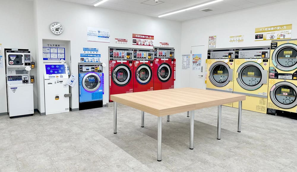 コインランドリーの写真
